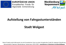 Plakat Wolgast Baustraße